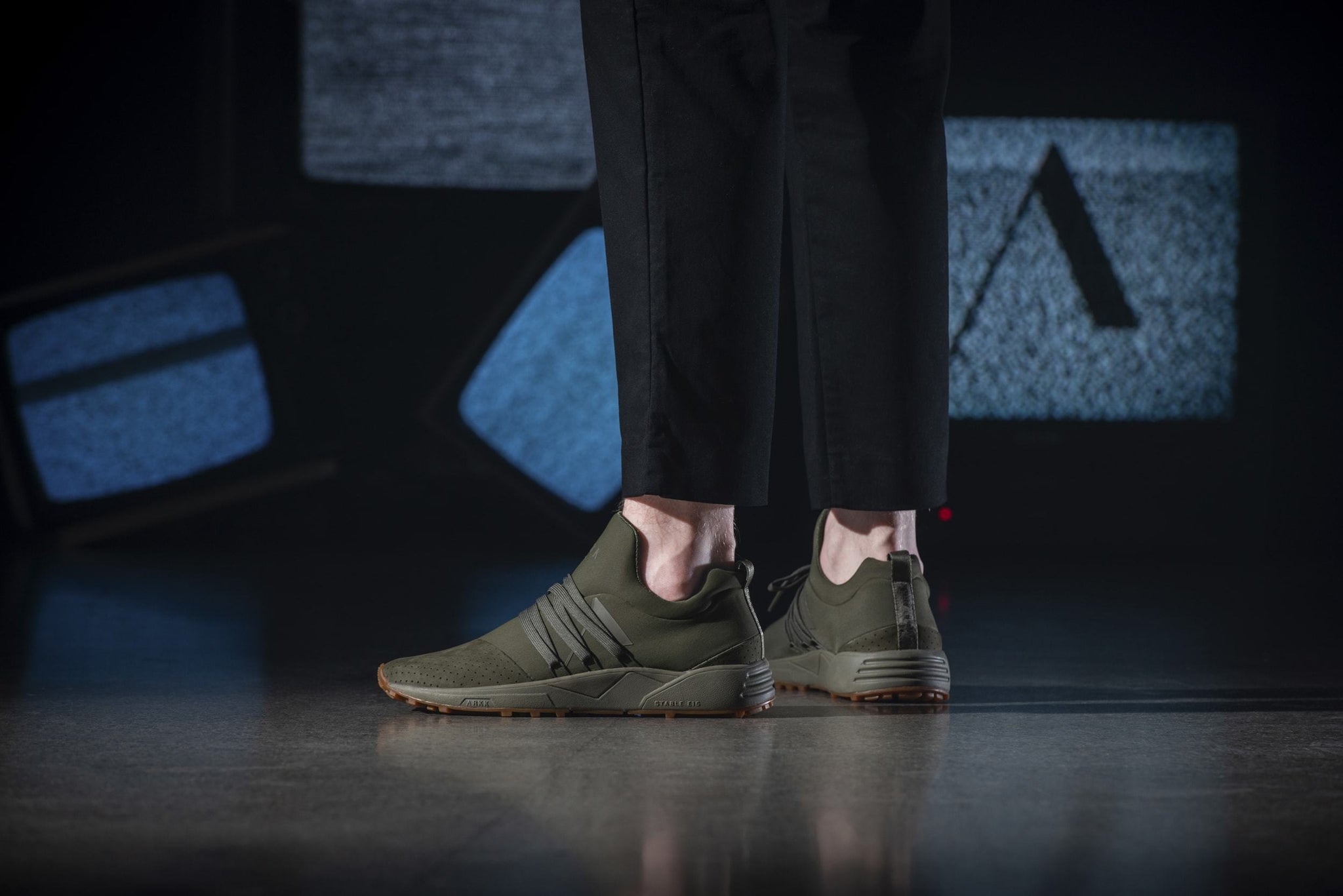 ARKK Copenhagen - Main Line Raven Nubuck S-E15 Vibram® Dark Army Gum-Men Raven Dark Army