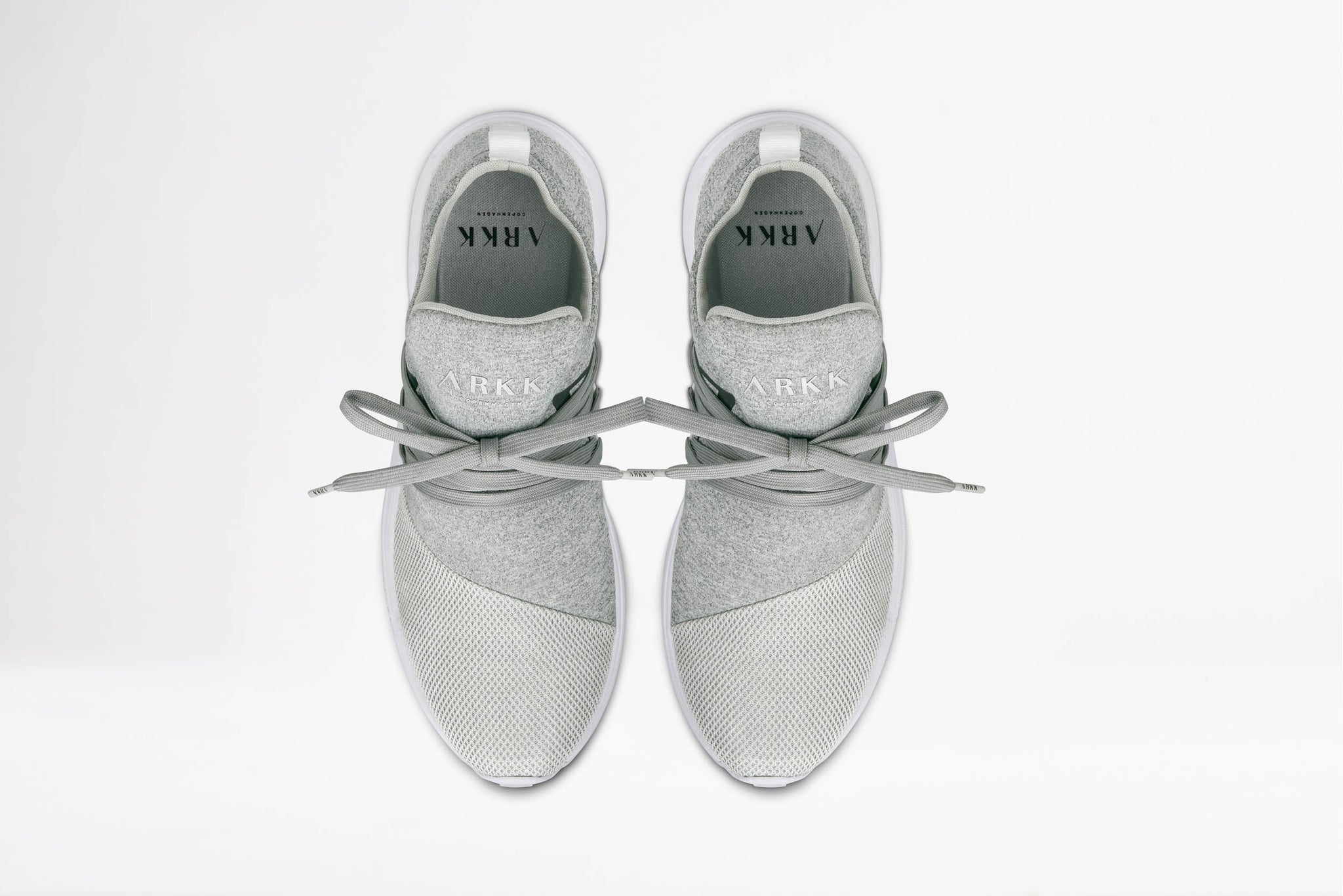 ARKK Collection Raven S-E15 Grey Melange Mesh - Men Raven Light Grey Melange