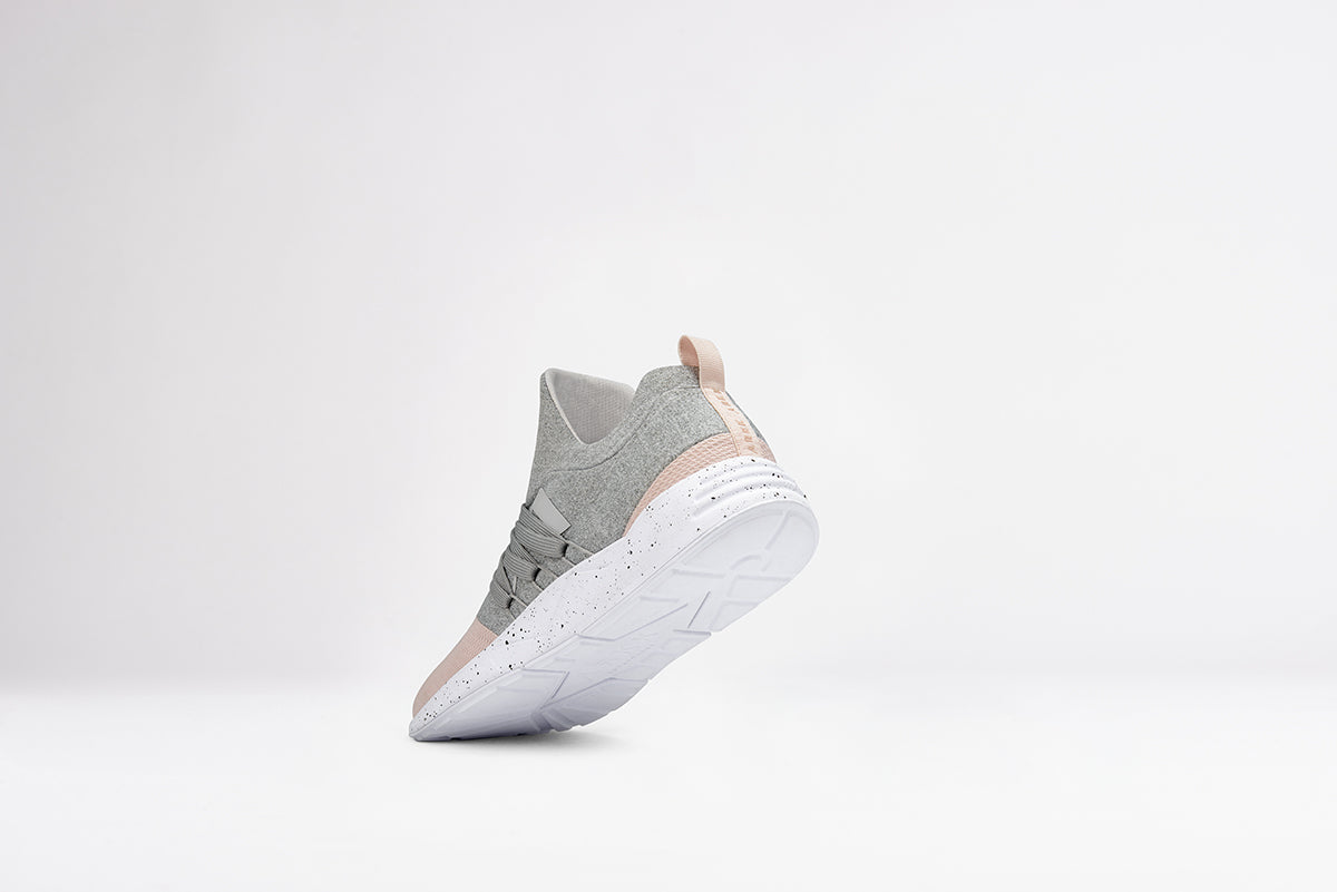 ARKK Collection Raven S-E15 | Grey Melange Soft Pink Spray | Women Raven Light Grey Melange