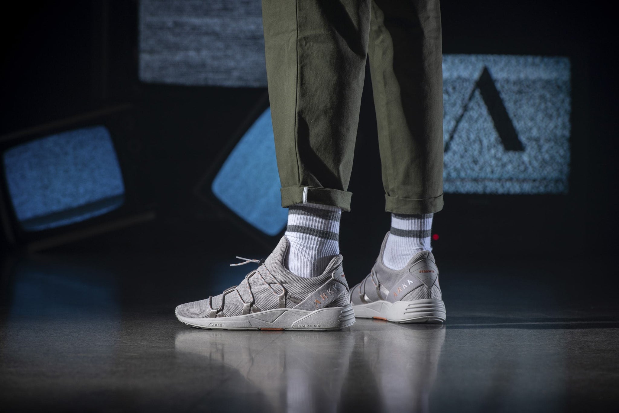 ARKK Copenhagen - Superior Line Scorpitex Mesh S-E15 Silver Gray Light Rust-MEN Scorpitex Silver Gray