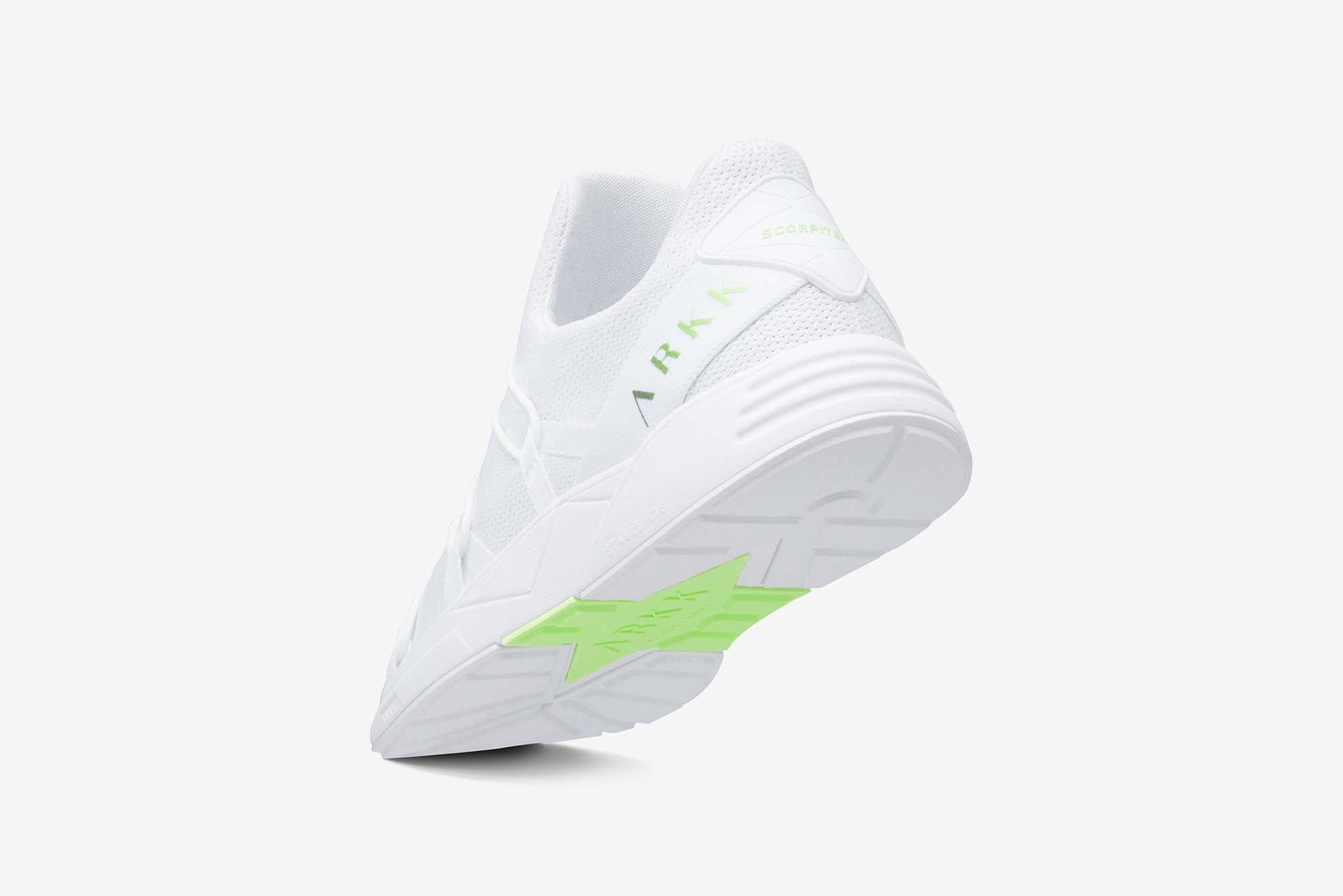 ARKK Collection Scorpitex Mesh S-E15 White Luminious Green-MEN Scorpitex White