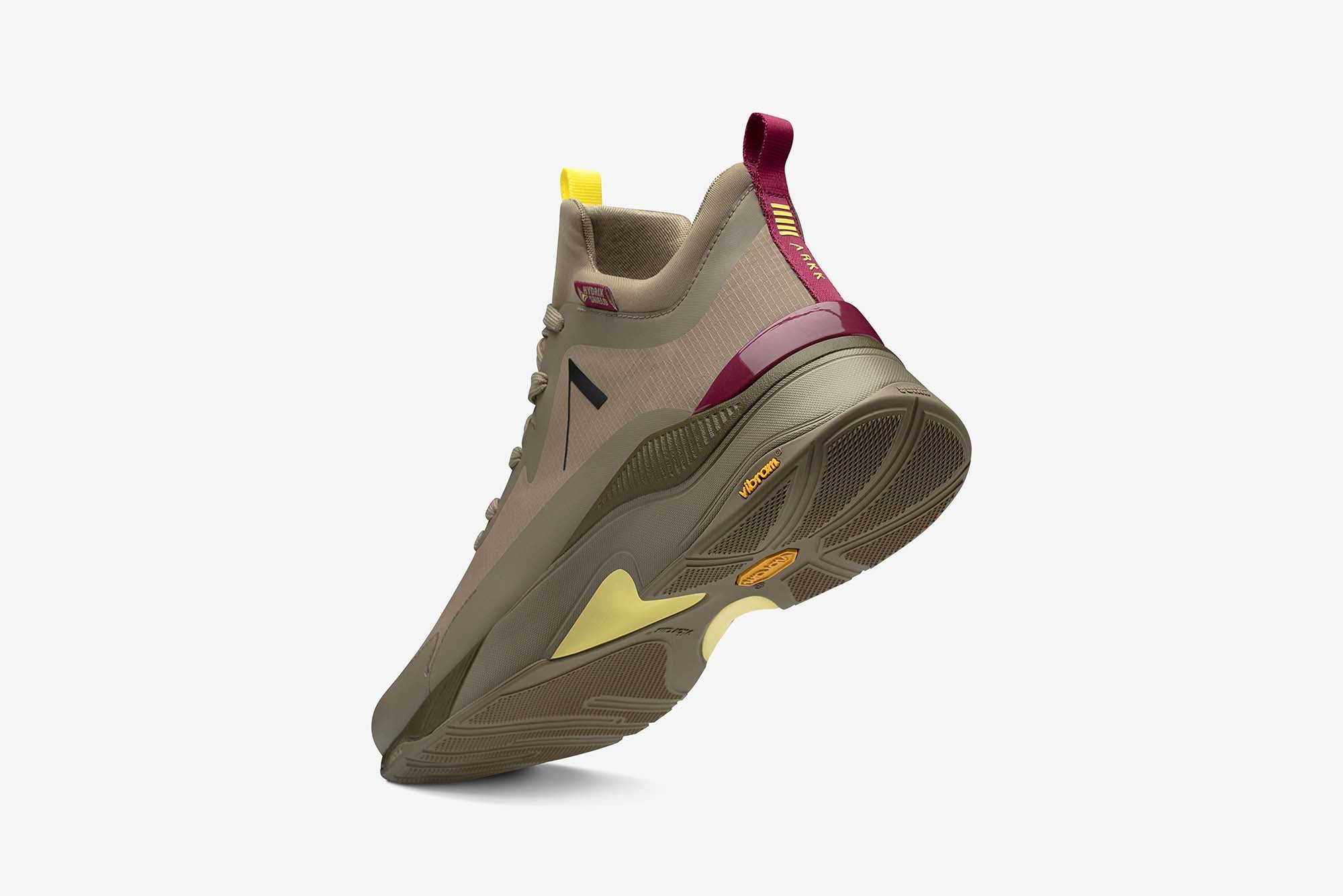 ARKK Collection Stormrydr Nylon HL VULKN Vibram Khaki Ruby - Men Stormrydr