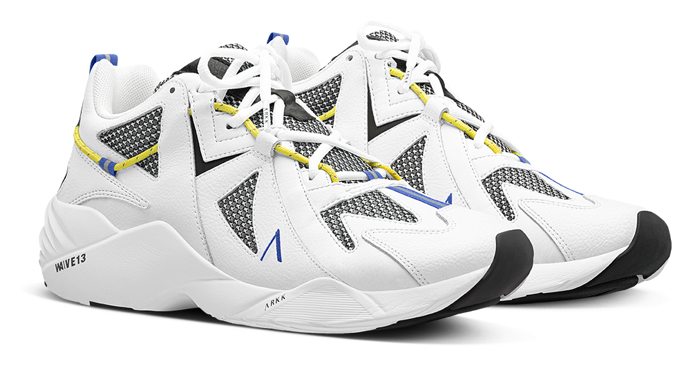 ARKK Collection Tuzon Leather W13 | White Amparo Blue | Men Tuzon