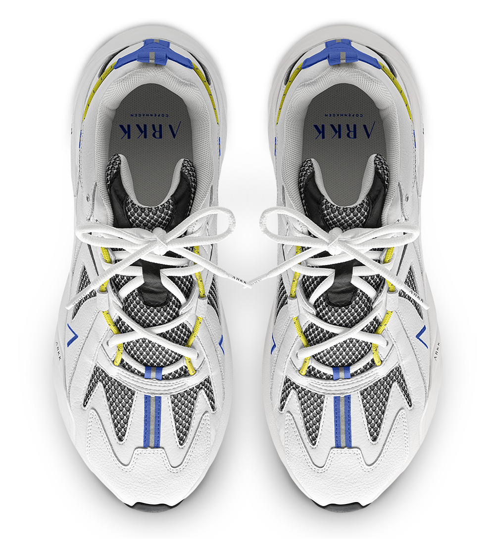 ARKK Collection Tuzon Leather W13 | White Amparo Blue | Men Tuzon