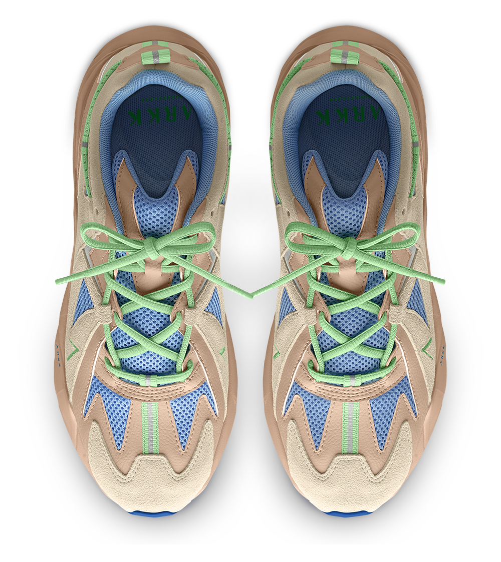 ARKK Collection Tuzon Suede W13 | Dusty Brown Baby Blue | Women Tuzon