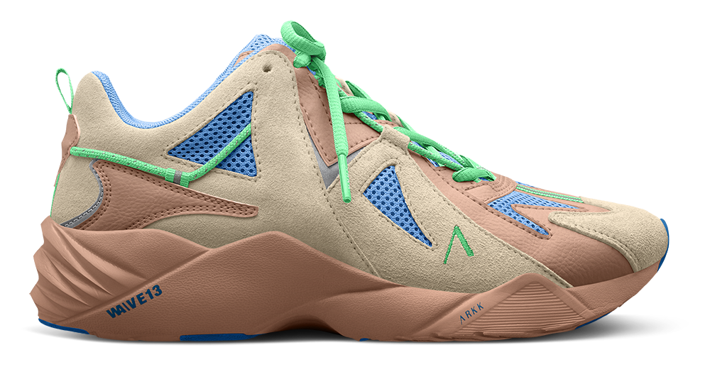 ARKK Collection Tuzon Suede W13 | Dusty Brown Baby Blue | Women Tuzon