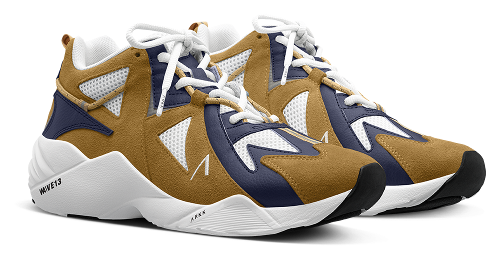 ARKK Collection Tuzon Suede W13 | Honey Mustard Patriot Blue | Men Tuzon