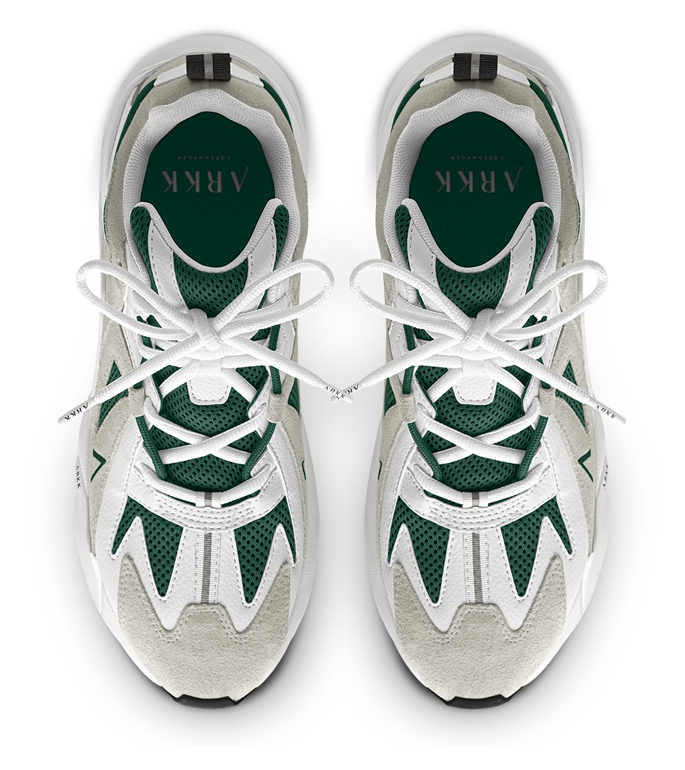 ARKK Collection Tuzon Suede W13 | White Evergreen | Women Tuzon