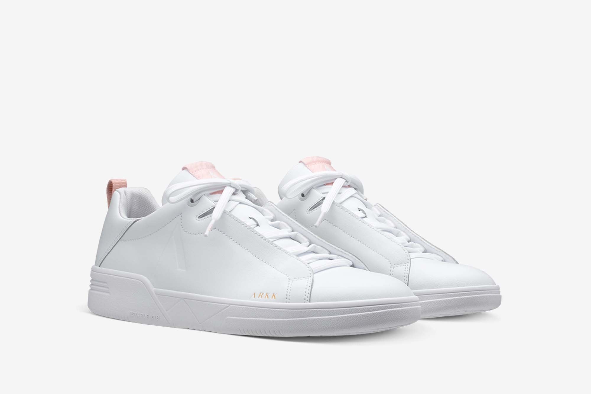 NOS Uniklass Leather S-C18 White Shell Pink - Women Uniklass White Shell Pink