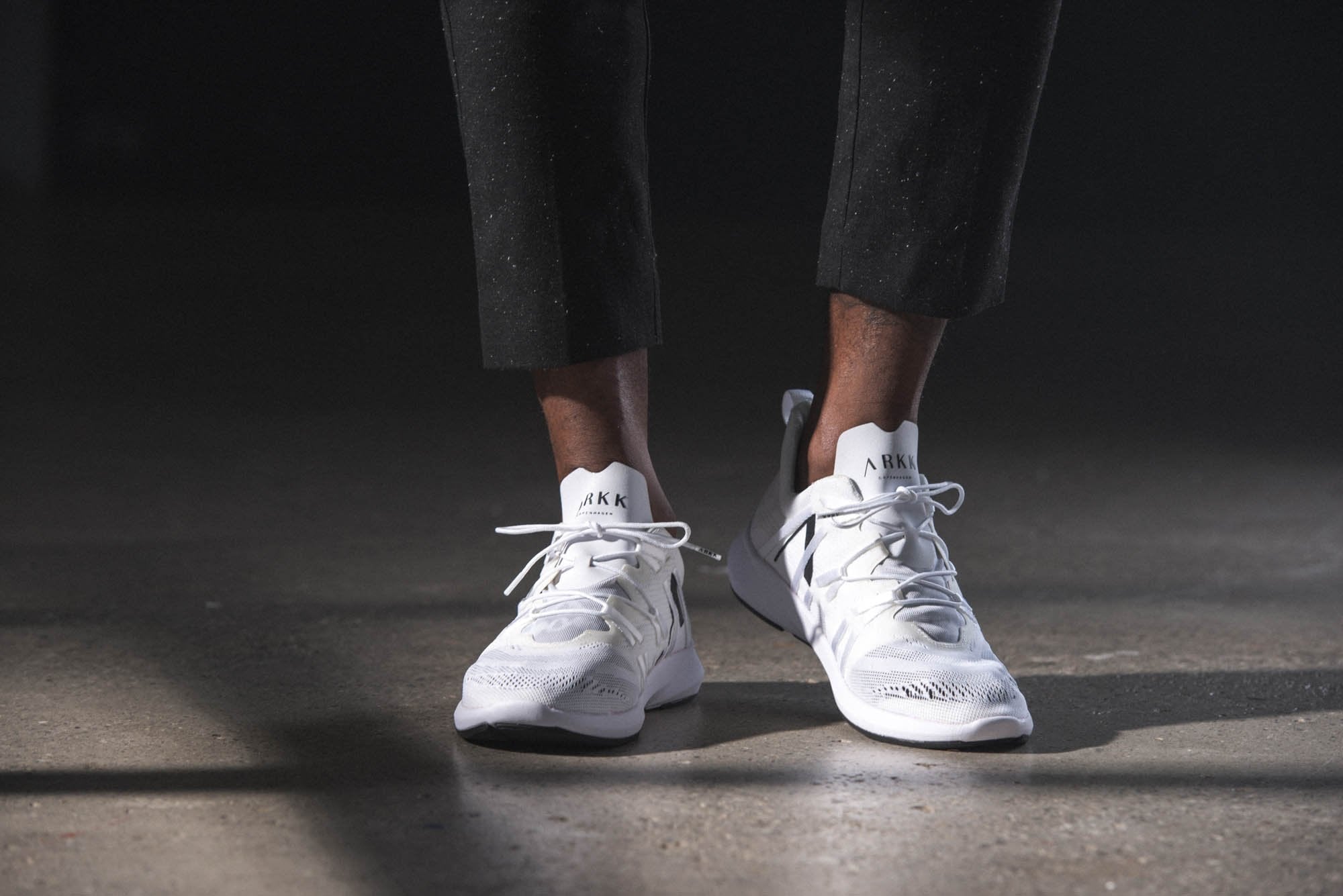 ARKK Copenhagen - Essential Line Velcalite CM H-X1 White Black - Men Velcalite