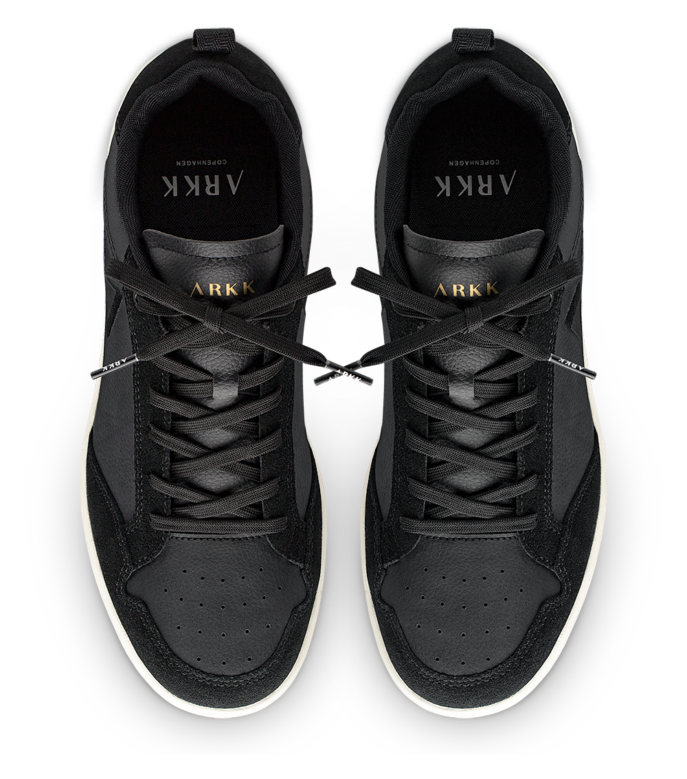 ARKK Collection Visuklass Leather Suede S-C18 | Black Marshmallow | Men Visuklass