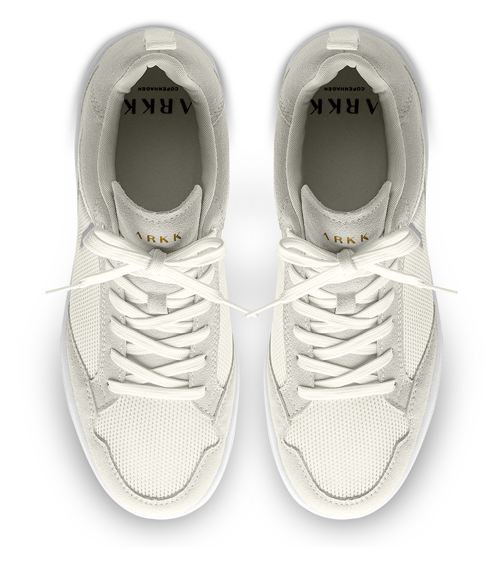 ARKK Collection Visuklass Mesh Suede S-C18 | White Marshmallow | Men Visuklass