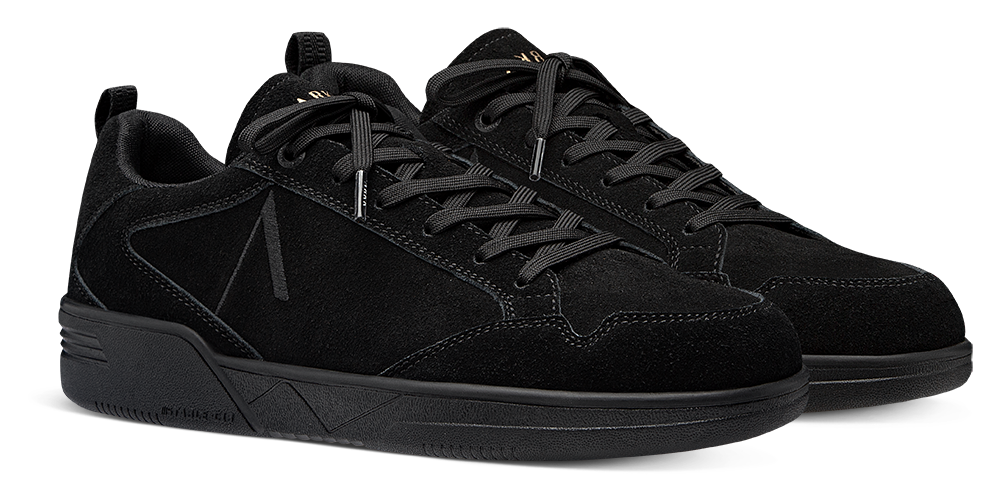 ARKK Collection Visuklass Suede S-C18 | Triple Black | Men Visuklass