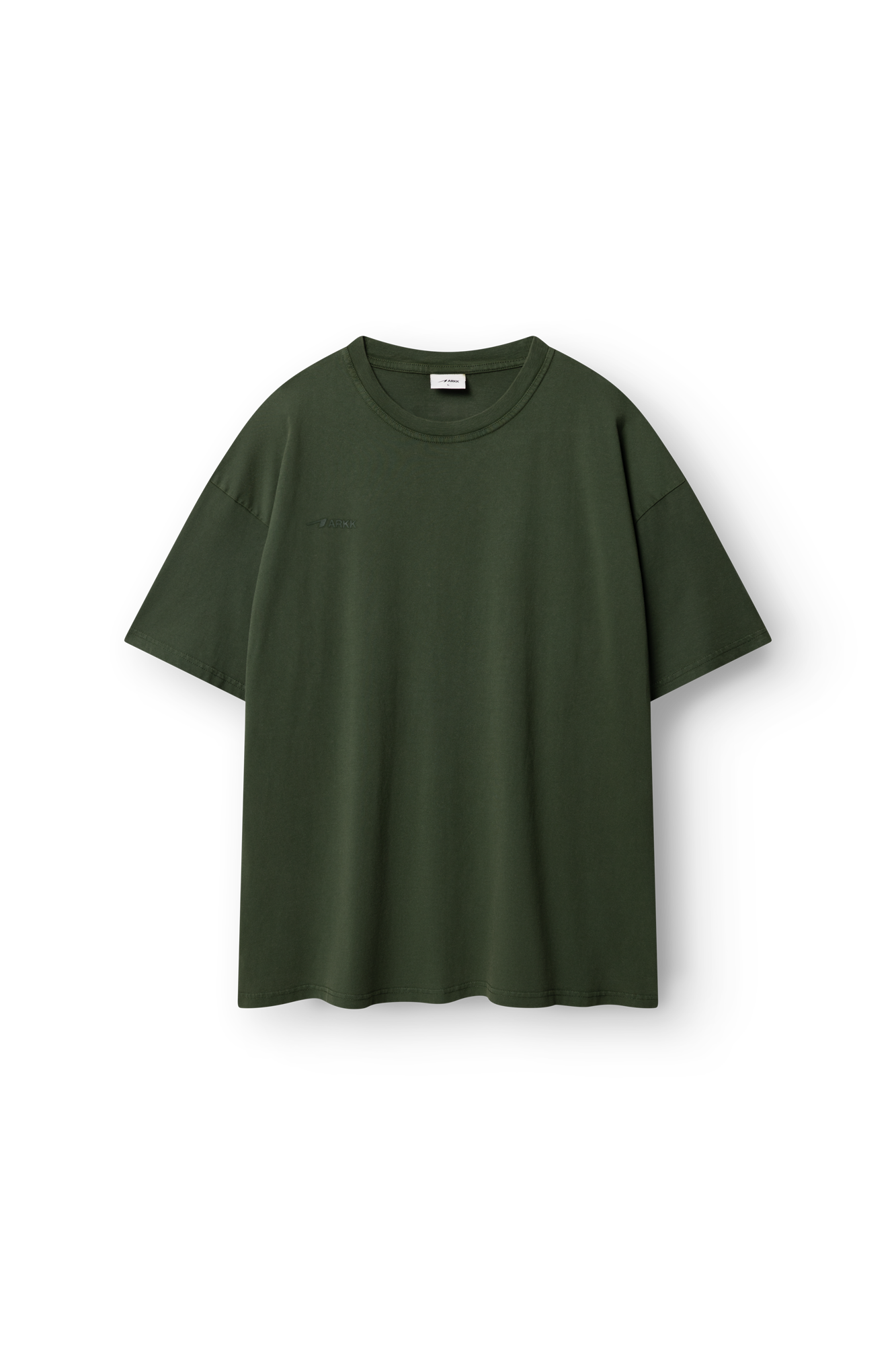 ARKK Apparel 3D Logo Boxy Tee | Vintage Green T-Shirt
