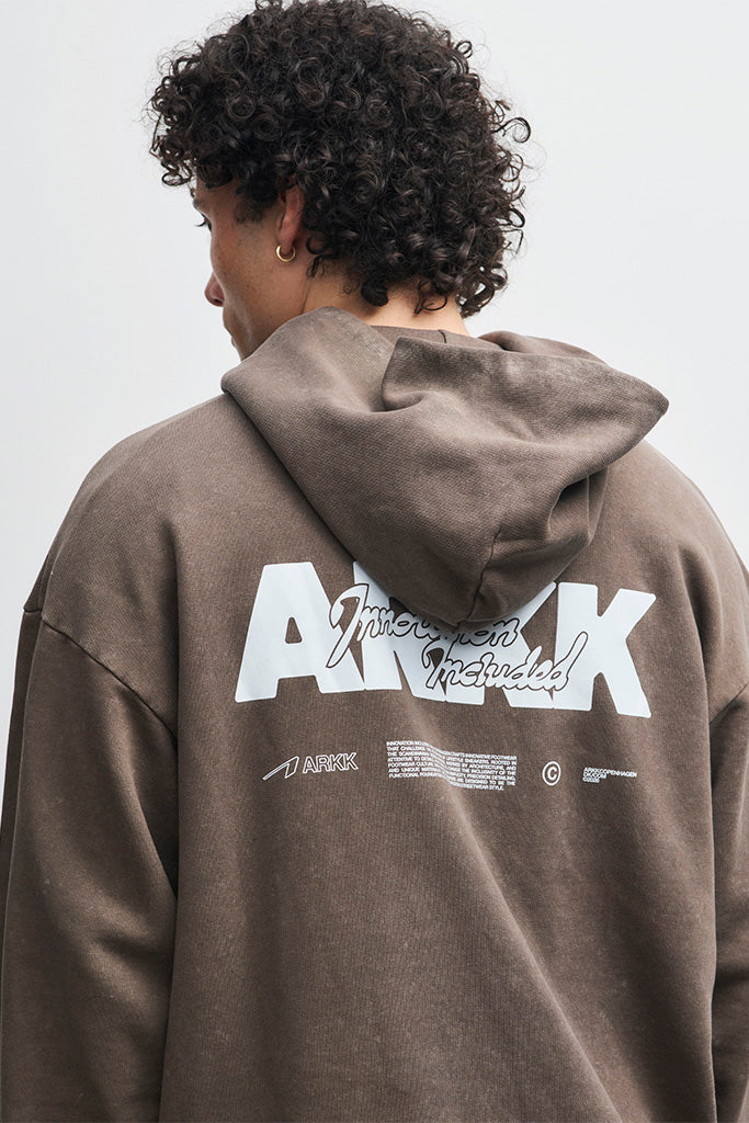 ARKK Apparel ARKK Boxy Hoodie 3.0 | Faded Brown Hoodie
