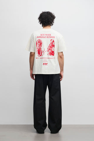 ARKK Apparel ARKK Boxy Tee 5.0 | Antique White Red T-Shirt