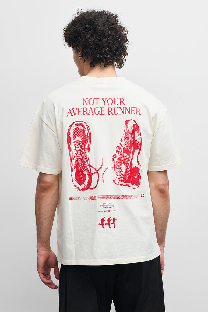 ARKK Apparel ARKK Boxy Tee 5.0 | Antique White Red T-Shirt