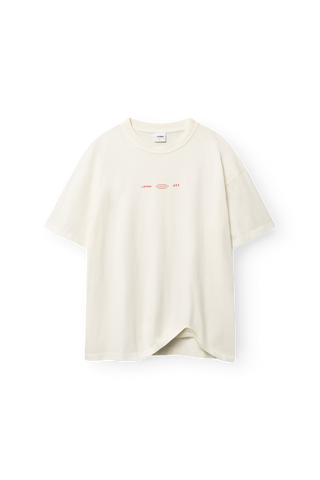 ARKK Apparel ARKK Boxy Tee 5.0 | Antique White Red T-Shirt