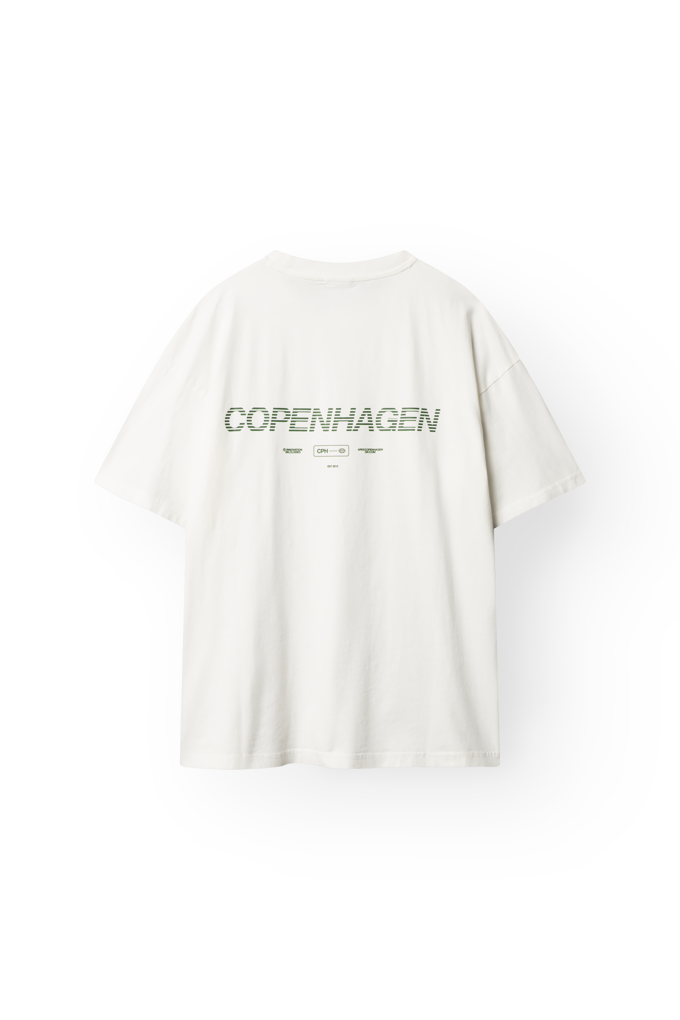 ARKK Apparel ARKK CPH Boxy Tee | Off White Vintage Green T-Shirt