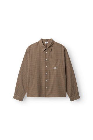 ARKK Apparel ARKK Checkered Shirt | Cocoa Shirt