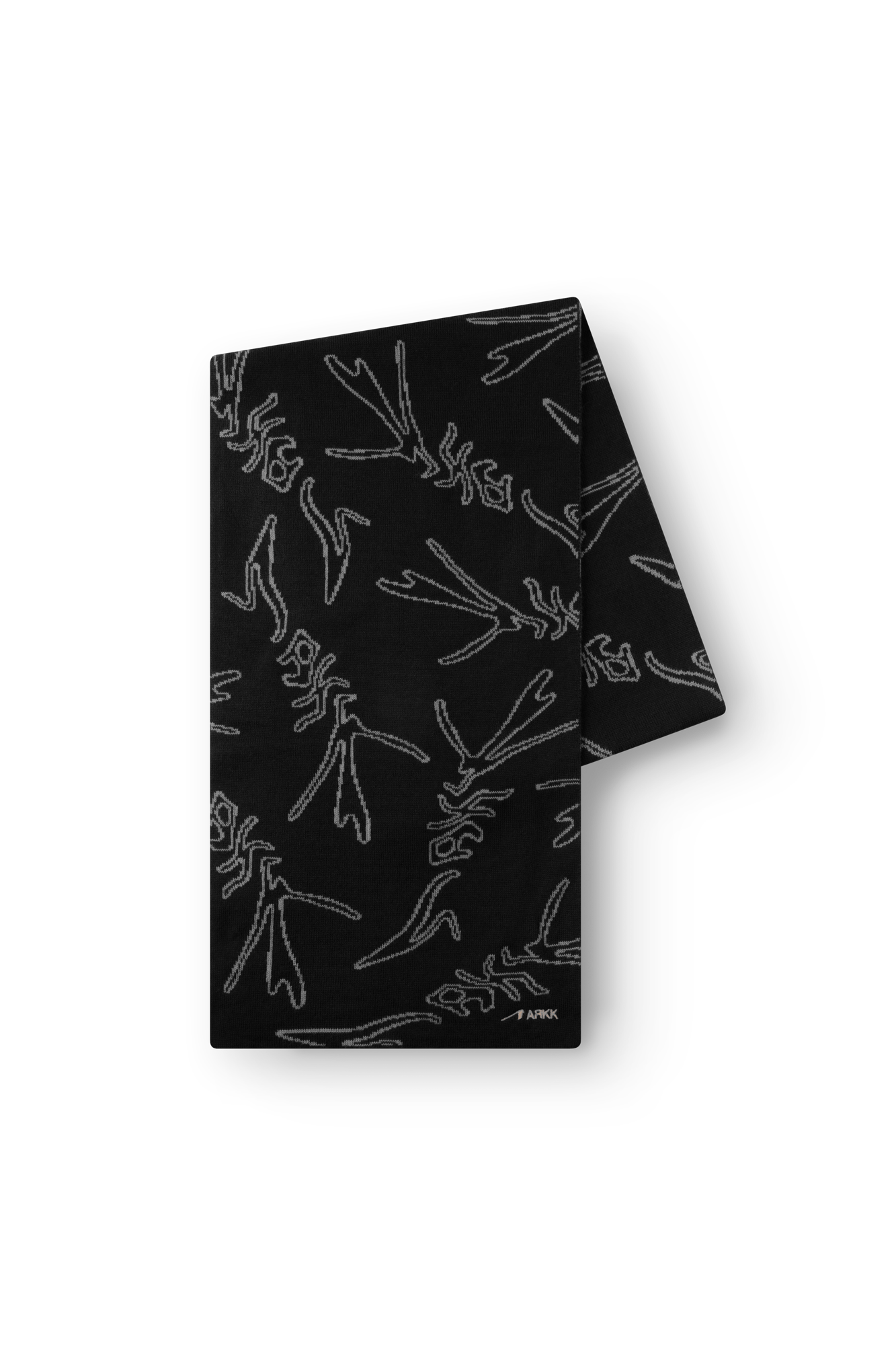 ARKK Accessories ARKK Liquid Scarf | Black Grey Scarf