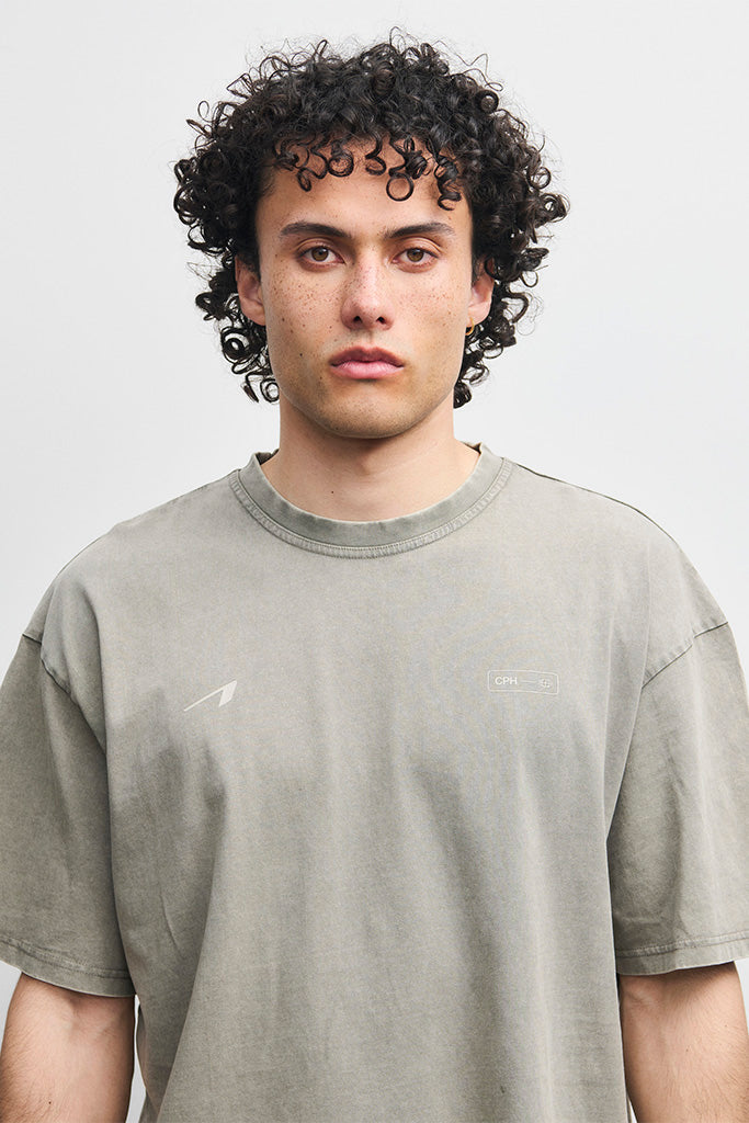 ARKK Apparel ARKK Logo Boxy Tee | Khaki T-Shirt