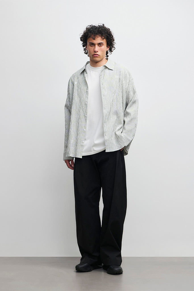 ARKK Apparel ARKK Logo Seersucker Shirt | Vintage Green Shirt