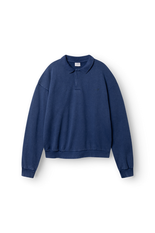 ARKK Apparel ARKK Long Sleeve Polo 2.0 | Vintage Blue Sweatshirt