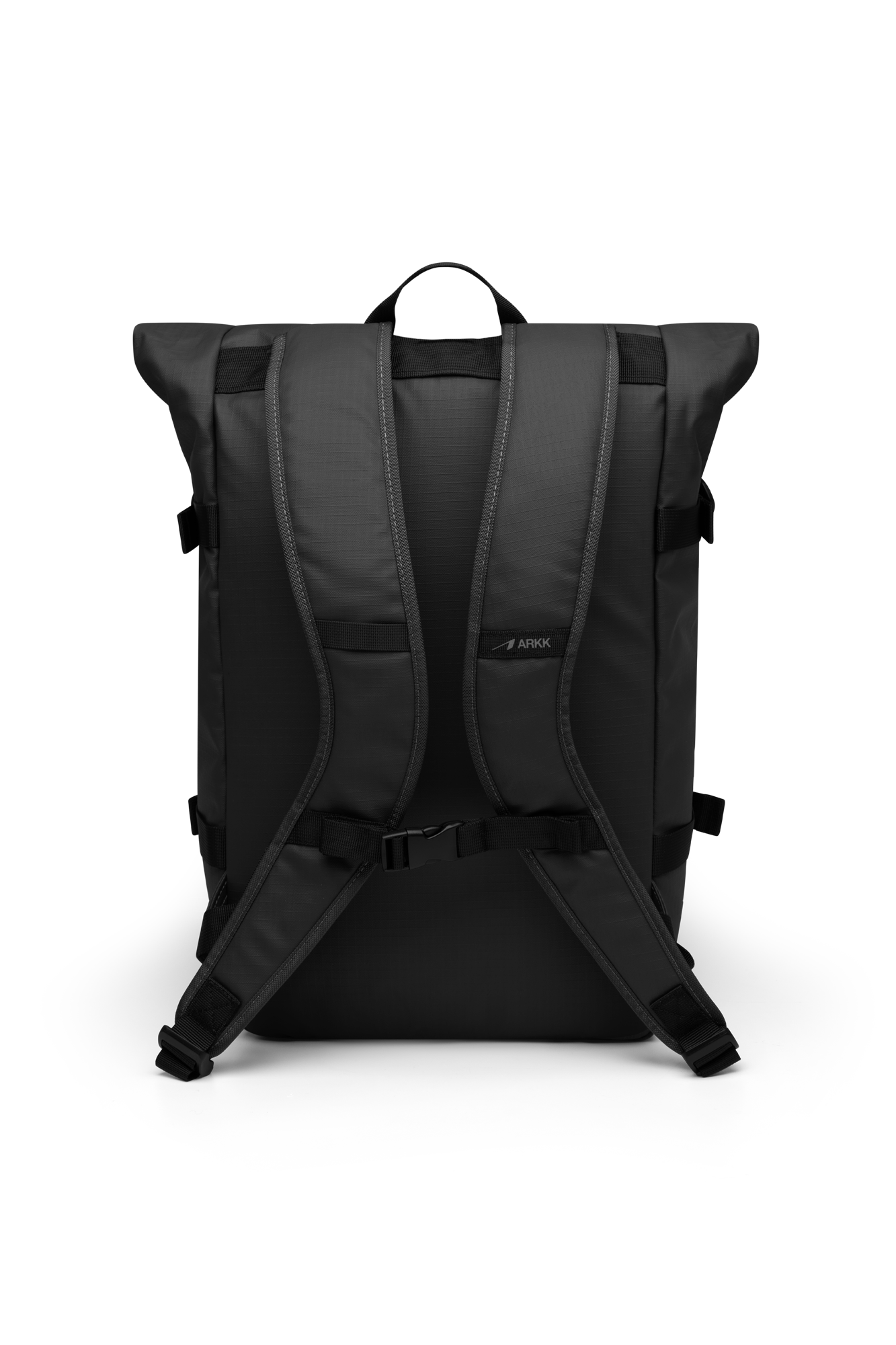 ARKK Accessories ARKK Roll Top Backpack | Black Backpack