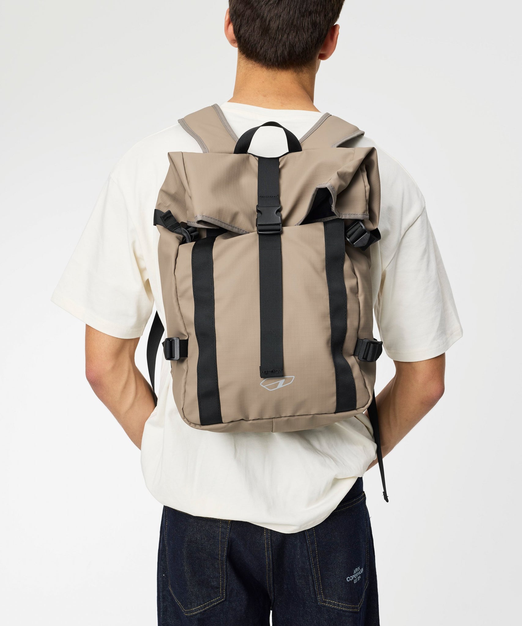 ARKK Accessories ARKK Roll Top Backpack | Taupe Backpack