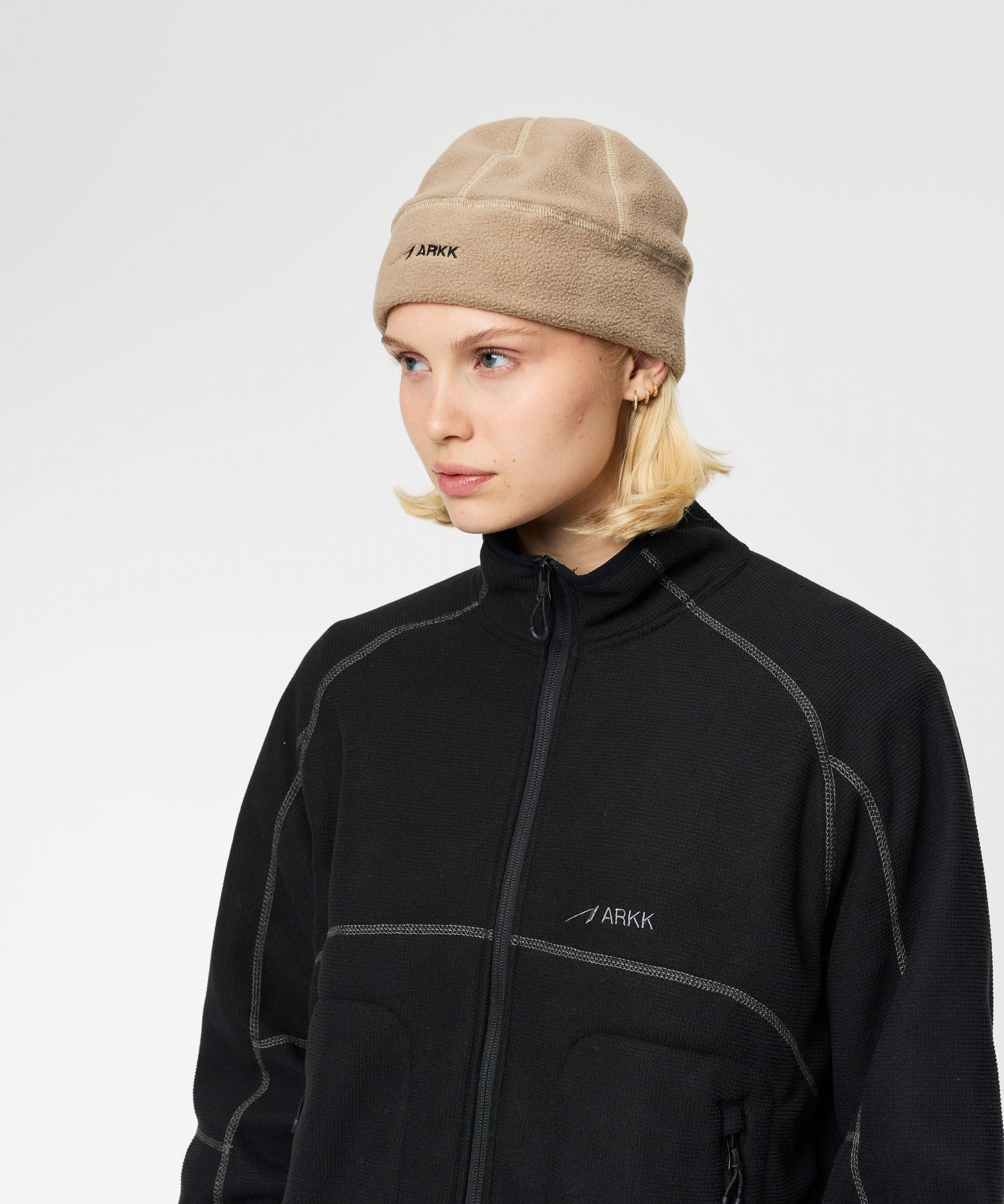 ARKK Accessories Elda Fleece Beanie | Taupe Beanie