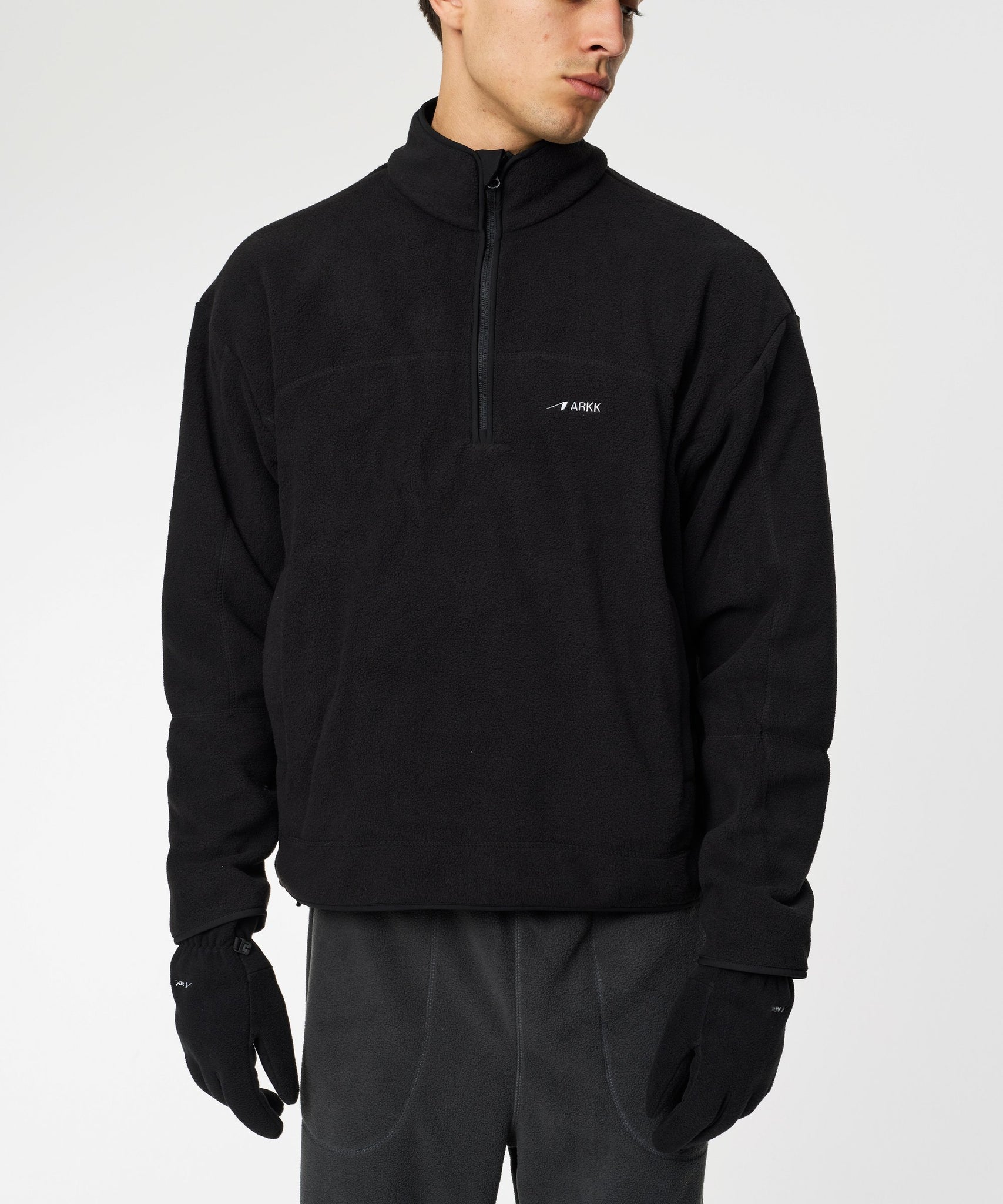 ARKK Apparel Elda Fleece Jacket | Black Jacket