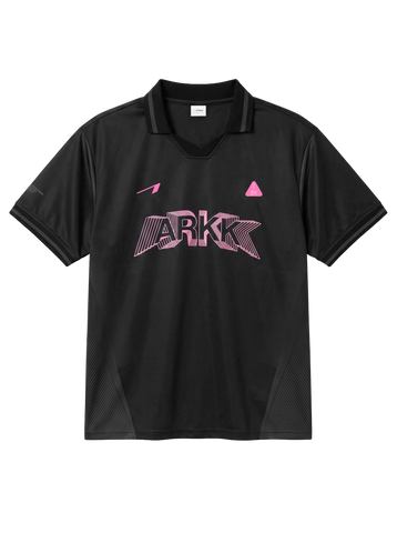ARKK Apparel Football Shirt | Black Pink T-Shirt