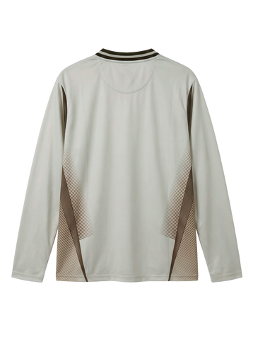 ARKK Apparel Football Shirt LS | Beige Brown Mint T-Shirt