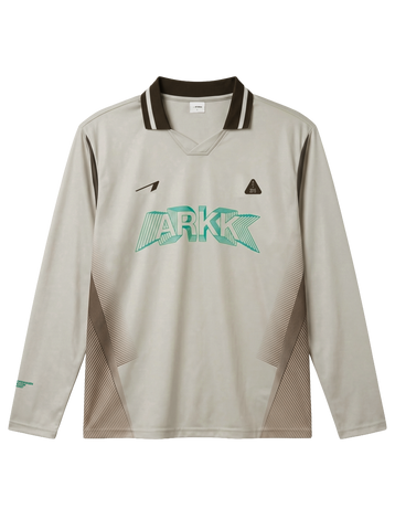 ARKK Apparel Football Shirt LS | Beige Brown Mint T-Shirt