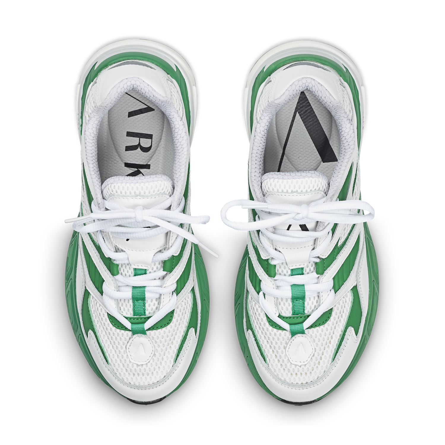ARKK Collection Gravity Leather Space-R | White Green Tambourine | Men Gravity