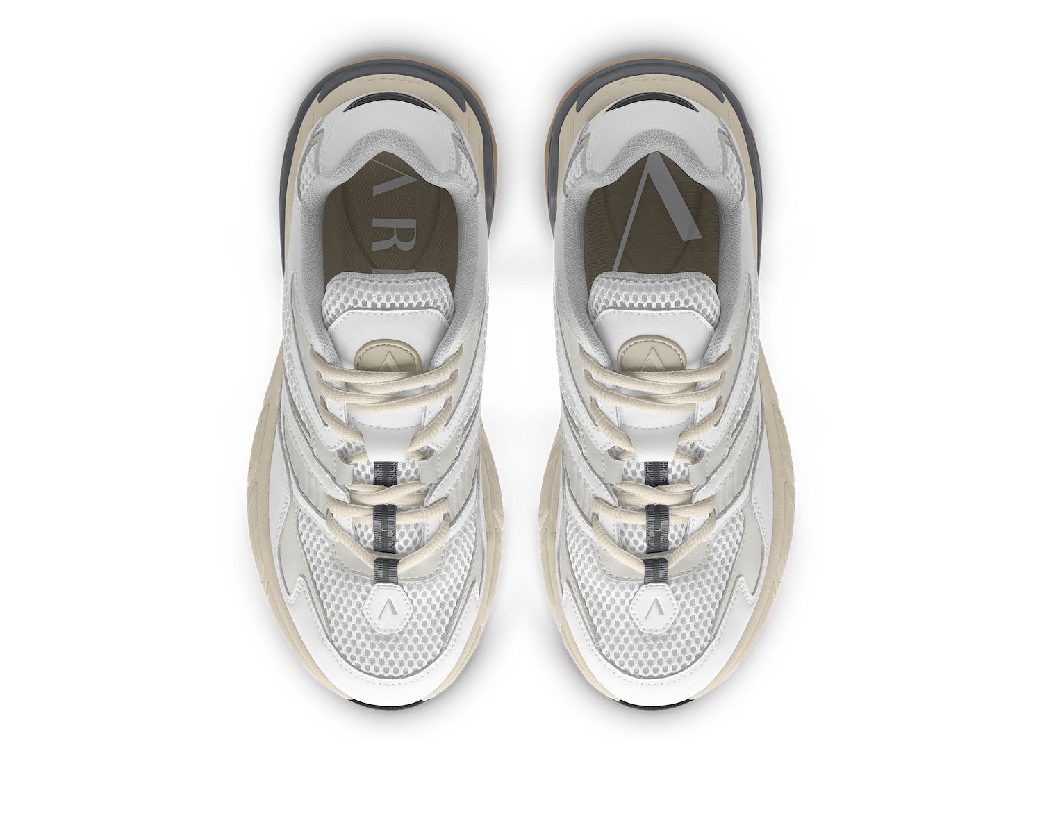 ARKK Collection Gravity Leather Space-R | White Turtledove | Men Gravity