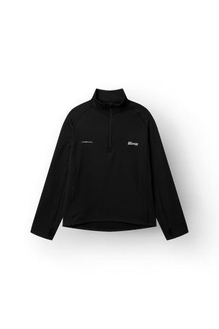 ARKK Apparel Hav Runner Half Zip | Black - Men Sweatshirt