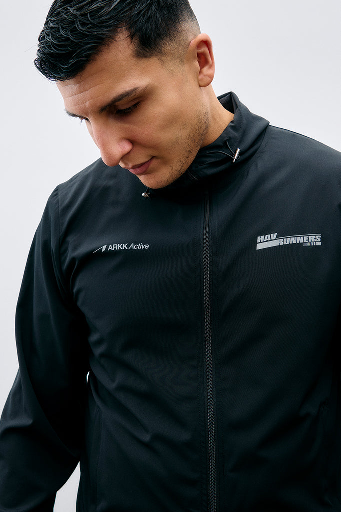 ARKK Apparel Hav Runner Jacket Mens | Black Jacket