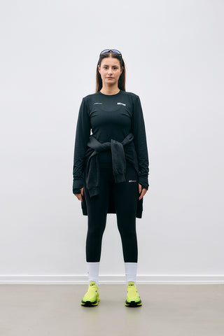 ARKK Apparel Hav Runner LS Tee | Black - Women T-Shirt