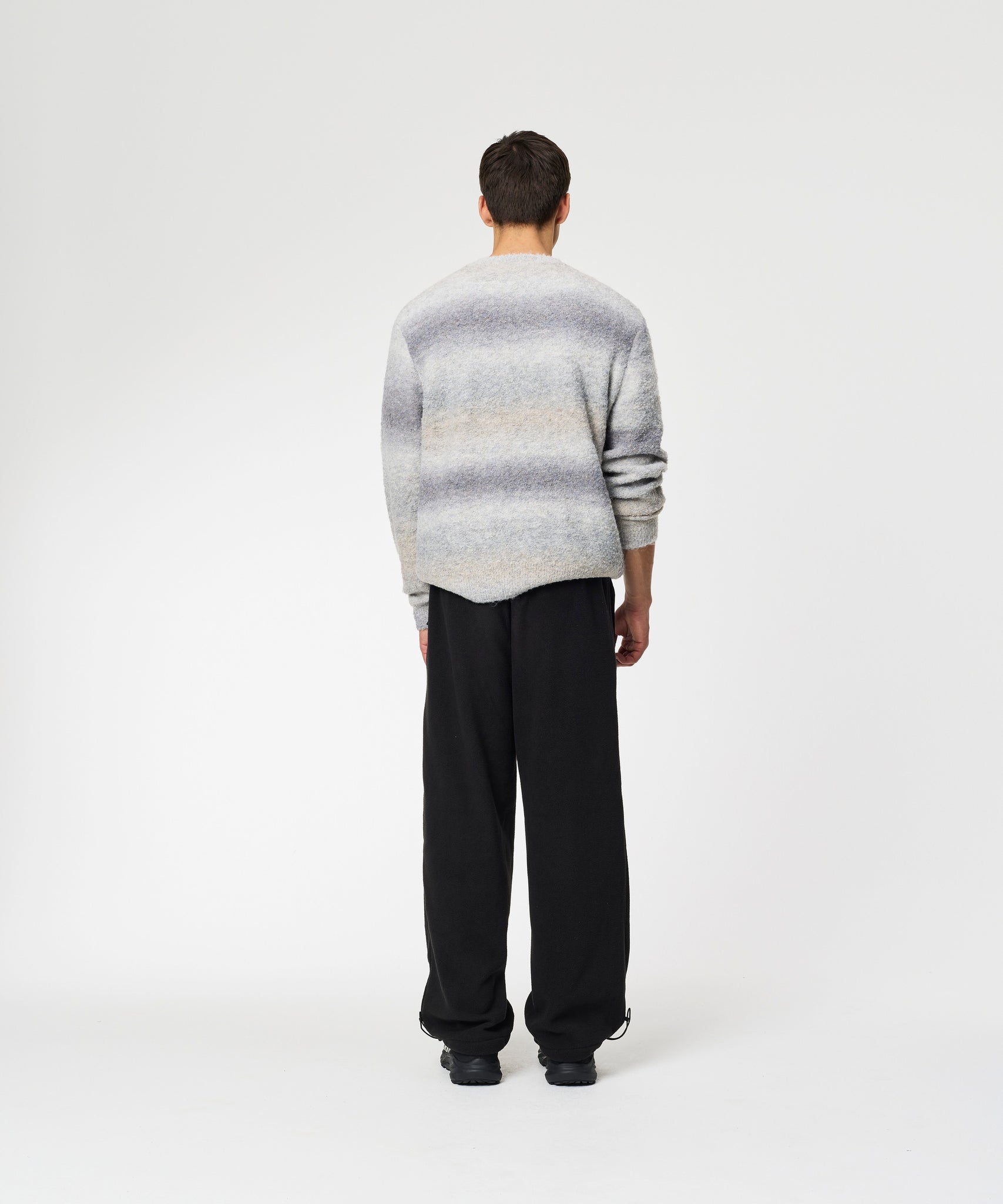 ARKK Apparel Knit Crew | Beige Grey Knit Crew