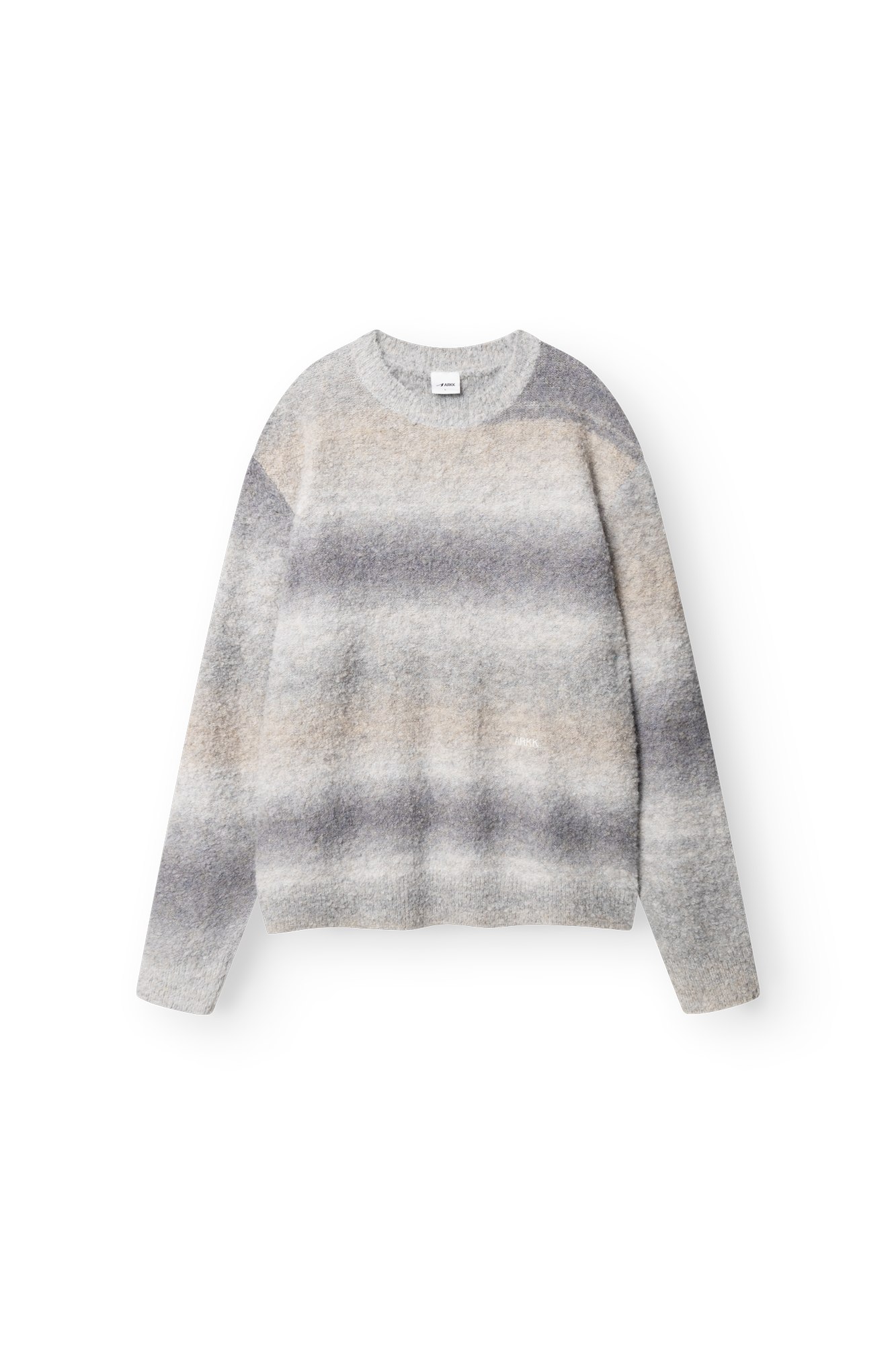ARKK Apparel Knit Crew | Beige Grey Knit Crew