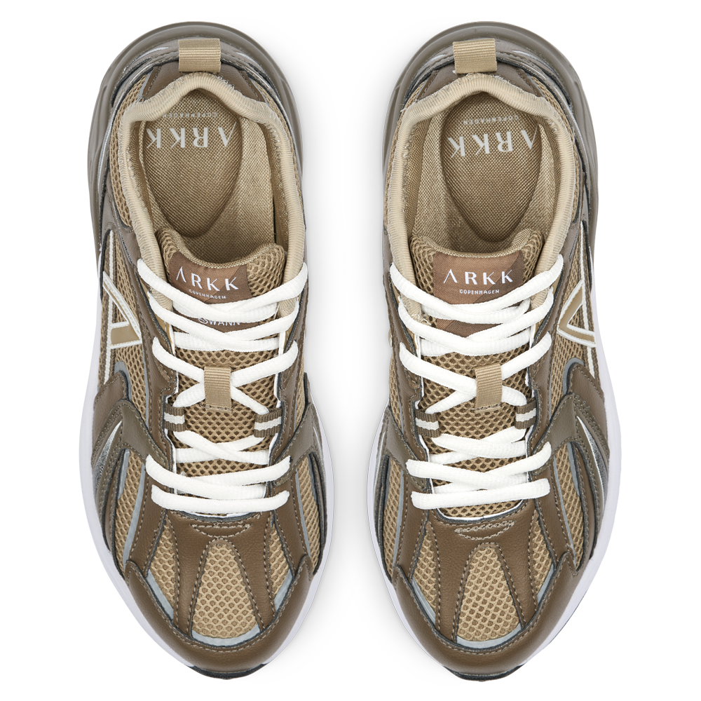 ARKK Collection Oserra Mesh S-SP | Silver Mink Dark Khaki | Men Oserra