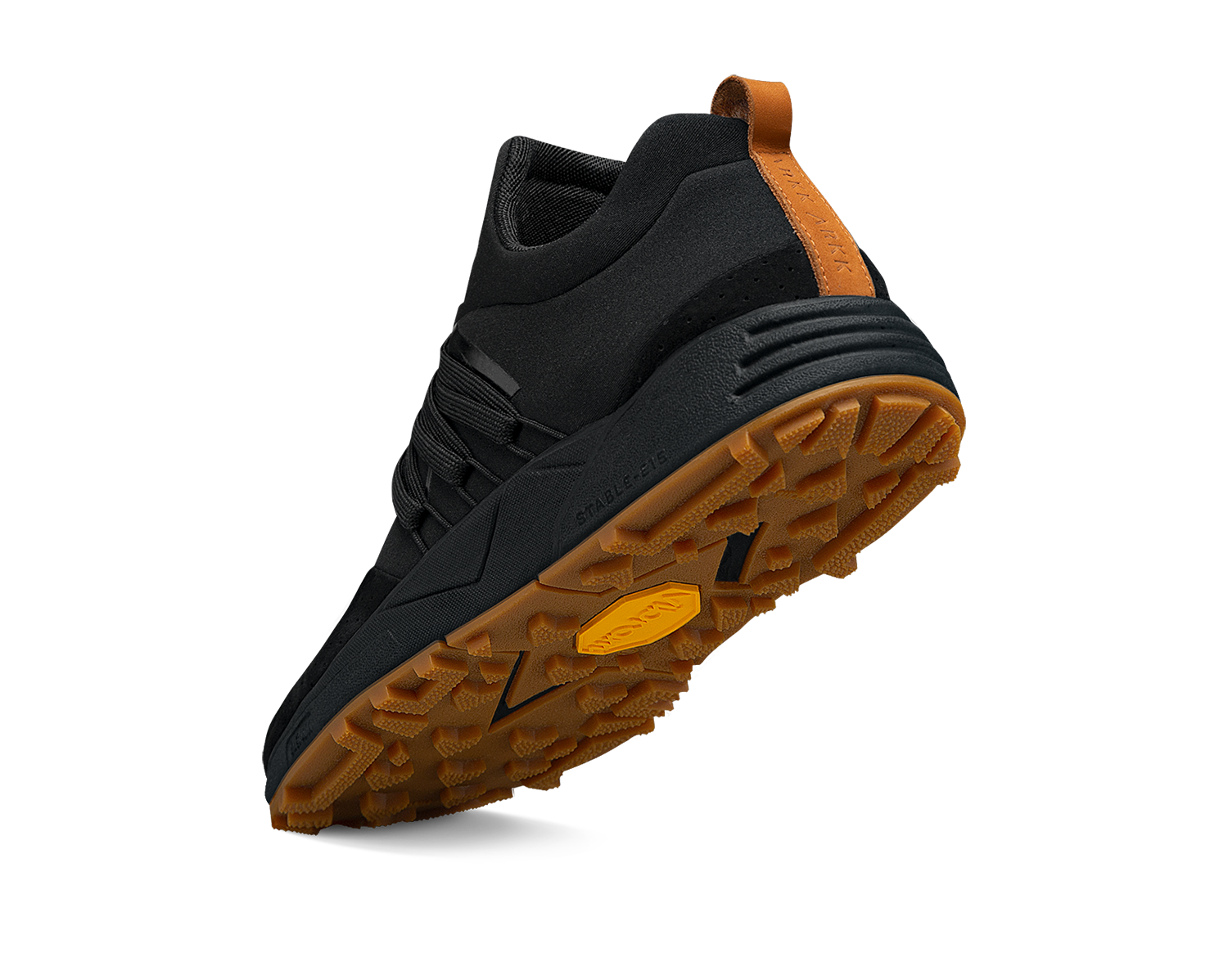 ARKK Collection Raven Nubuck S-E15 Vibram | Black Brown Gum | Men Raven