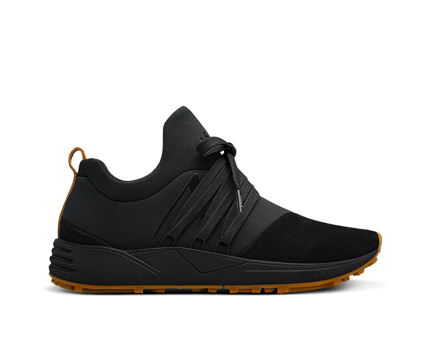 ARKK Collection Raven Nubuck S-E15 Vibram | Black Brown Gum | Men Raven