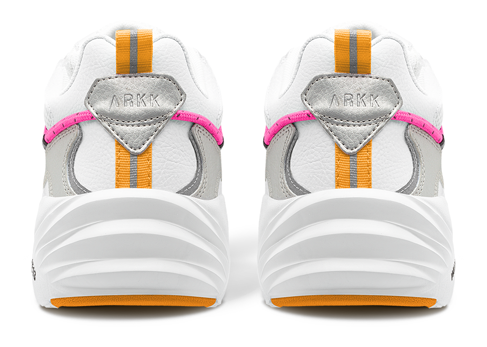 ARKK Collection Tuzon Leather W13 | White Silver Vivid Pink | Men Tuzon