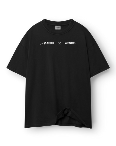 ARKK Apparel WENDEL Boxy Tee | Black T-Shirt