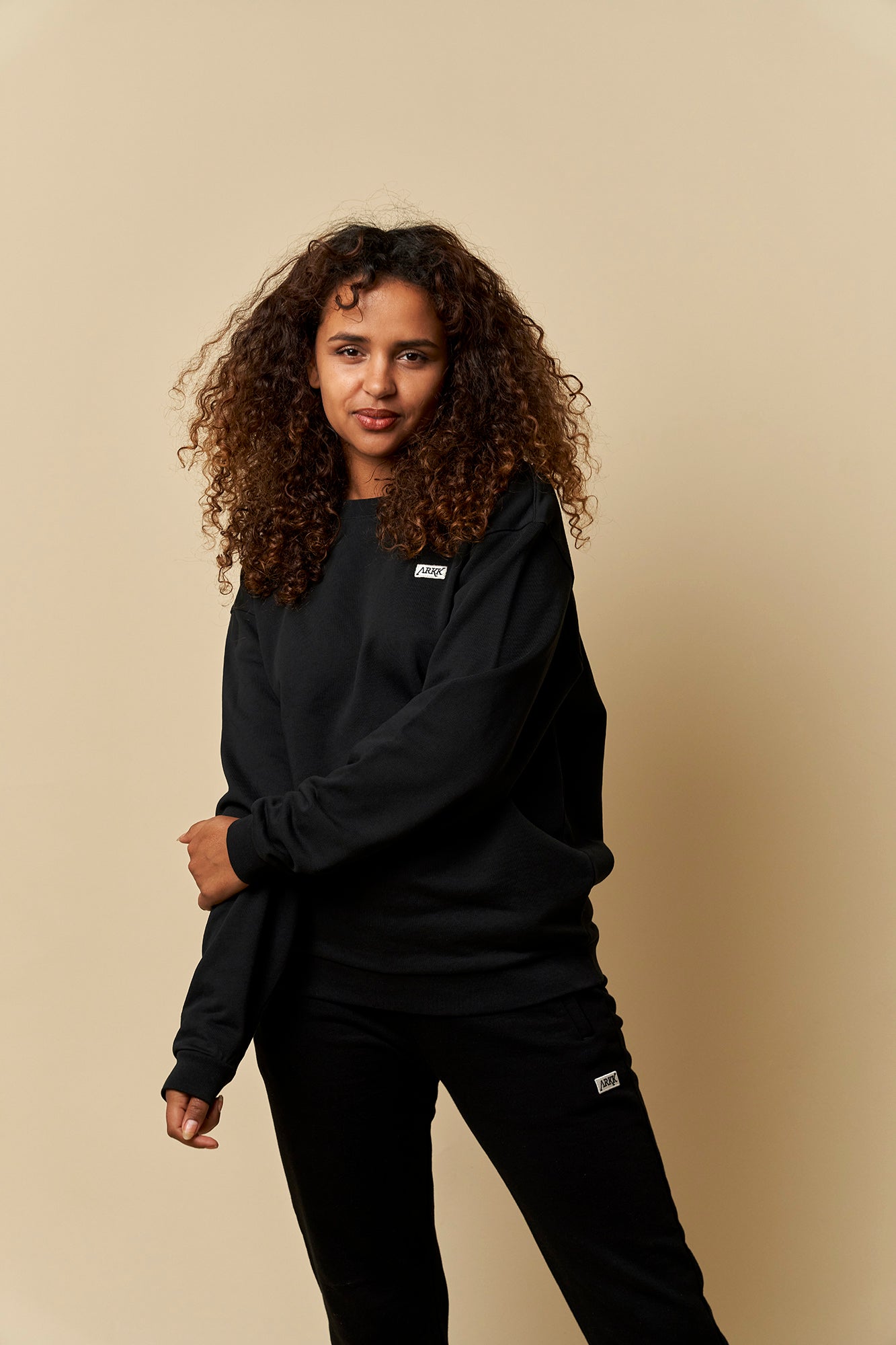 ARKK Apparel ARKK Box Logo Crewneck | Black Crewneck