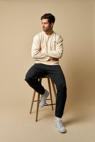 ARKK Apparel ARKK Box Logo Crewneck | Light Sand Crewneck