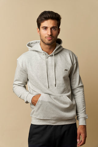 ARKK Apparel ARKK Box Logo Hoodie | Grey Melange Hoodie